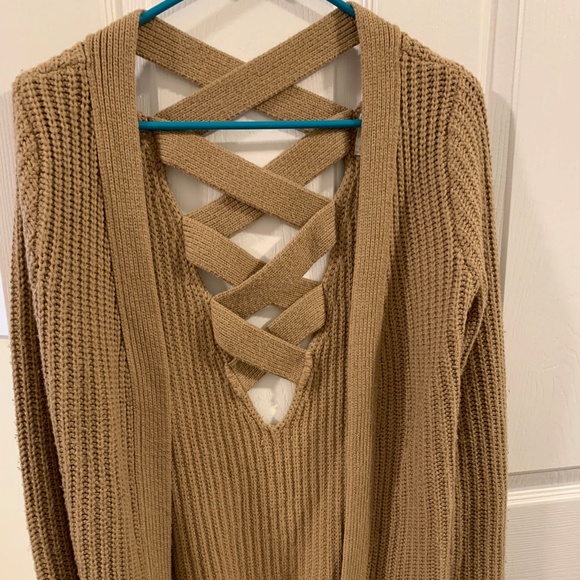 Tan cardigan - Picture 1 of 2